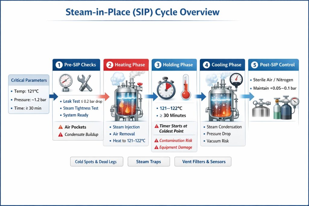 Steam-in-Place (SIP) in Bioprocessing